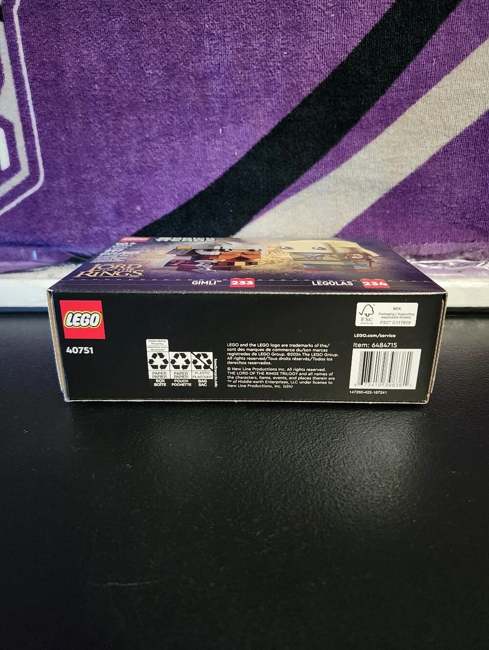 Lego Brickheadz The Lord Of The Rings (Gimli & Legolas) #40751 @2024